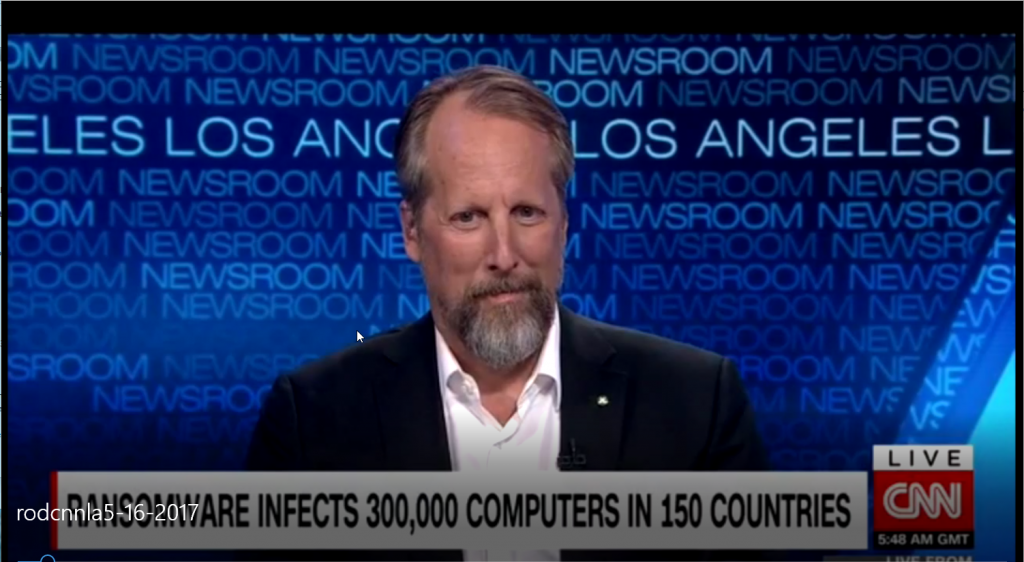 Rod Beckstrom on CNN discussing Cybersecurity