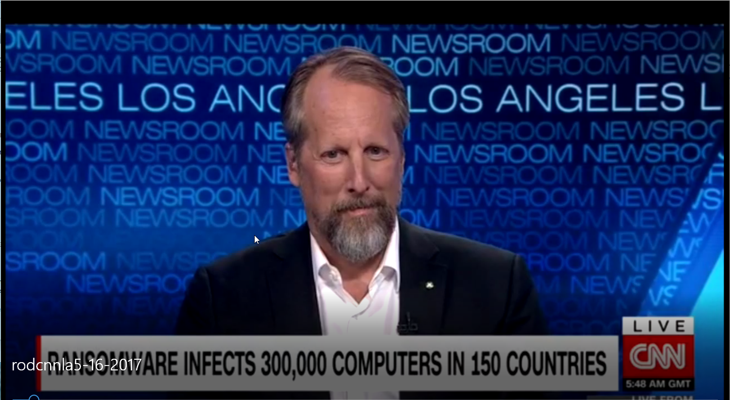Rod Beckstrom on CNN discussing Cybersecurity