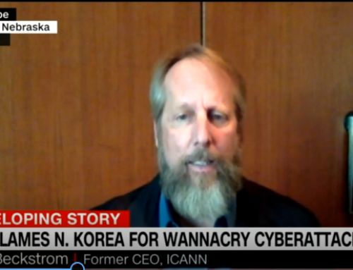 Cybersecurity expert Rod Beckstrom on CNN discussing North Korea and Cyberattacks